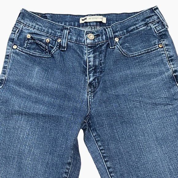 Levi’s 505 Straight Leg Blue Denim Size 27 4 Small Womens - Picture 3 of 13